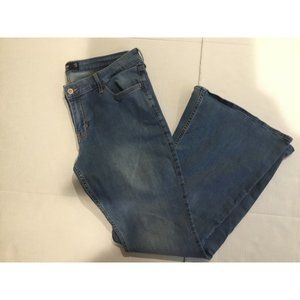 Women’s Hollister jeans 15R W32 L31 Low-Rise Flare, Plus Size